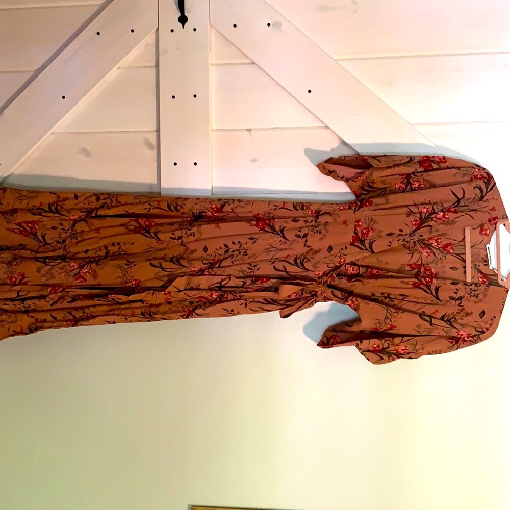 Reformation bohemian mauve dress